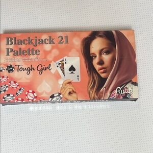 RUDE Blackjack 21 Palette - Peach Coral & Pink